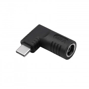 Akyga AK-ND-D01 Adapter DC 7,9 x 5,5 mm + Pin auf USB-C PD für Notebook-Netzteile, 65 W