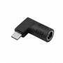 Akyga AK-ND-D01 Adapter DC 7,9 x 5,5 mm + Pin auf USB-C PD für Notebook-Netzteile, 65 W