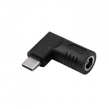 Akyga AK-ND-D04 Adapter DC 6,5 x 4,4 mm + Pin auf USB-C PD für Notebook-Netzteile, 65 W