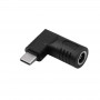 Akyga AK-ND-D04 Adapter DC 6,5 x 4,4 mm + Pin auf USB-C PD für Notebook-Netzteile, 65 W