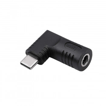Akyga AK-ND-D06 Adapter DC 5,5 x 2,5 mm auf USB-C PD für Notebook-Netzteile, 65 W