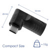 Akyga AK-ND-D15 Adapter DC 2,5 x 0,7 mm auf USB-C PD für Notebook-Netzteile, 65 W