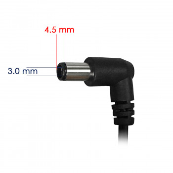 Akyga AK-ND-76 Kfz-Notebook-Netzteil 19,5 V / 2,31 A, 45 W, 4,5 x 3,0 mm + Pin, für HP