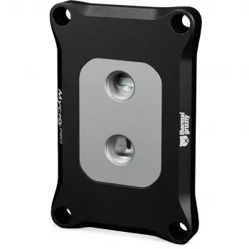 Thermal Grizzly Mycro Pro Stainless Steel CPU-Kühler, AMD AM4/AM5, schwarz/silber