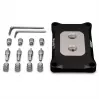 Thermal Grizzly Mycro Pro Stainless Steel CPU-Kühler, AMD AM4/AM5, schwarz/silber