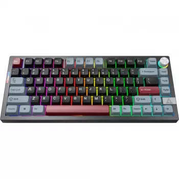 Montech MK PRO 75 Tastatur, DE-Layout, Gateron G Pro 3.0 Yellow, schwarz/mehrfarbig