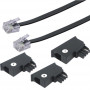 Schwaiger TAL6306533 Telefon-Anschlussleitung, universal, 6 m, RJ-11, Schwarz