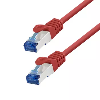 LogiLink CP4024S Cat.6A S/FTP Patchkabel, CCA, LSZH, 0,5 m, rot
