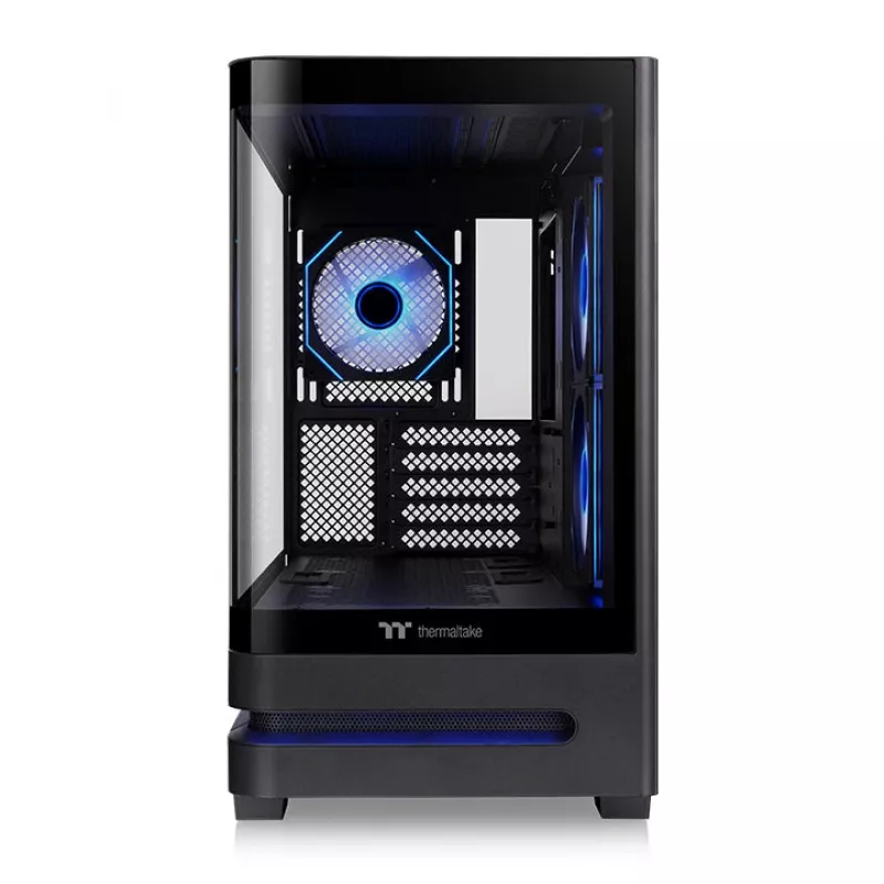 Thermaltake Arcus 190 TG ARGB Mini-Tower-Gehäuse, Schwarz, Hartglas