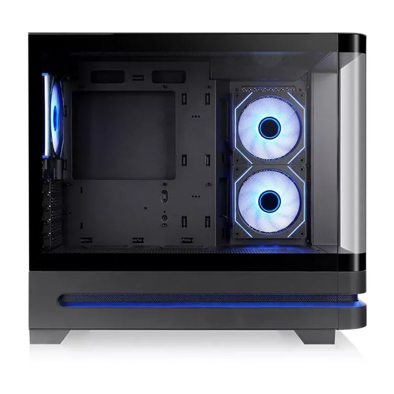 Thermaltake Arcus 190 TG ARGB Mini-Tower-Gehäuse, Schwarz, Hartglas