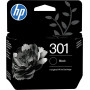 HP 301 Original Tintenpatrone Schwarz, 3 ml