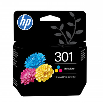 HP 301 Original Dreifarb-Tintenpatrone, 3 ml