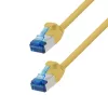 LogiLink CP5037S Cat.6A S/FTP SlimLine Patchkabel, LSZH, 1 m, gelb