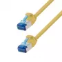 LogiLink CP5047S Cat.6A S/FTP SlimLine Patchkabel, LSZH, 1,5 m, gelb