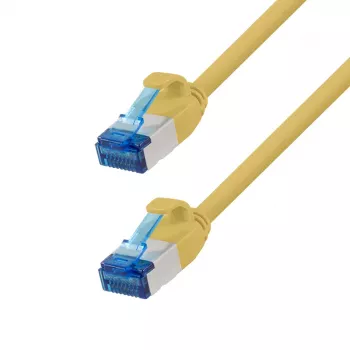 LogiLink CP5057S Cat.6A S/FTP SlimLine Patchkabel, LSZH, 2 m, gelb