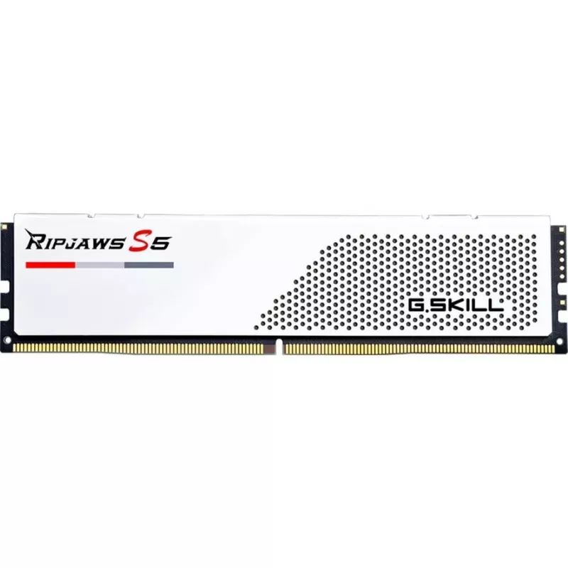 G.Skill Ripjaws S5 F5-5600J3036D32GX2-RS5W DDR5-5600 Speicherkit, 64 GB (2 x 32 GB), weiß