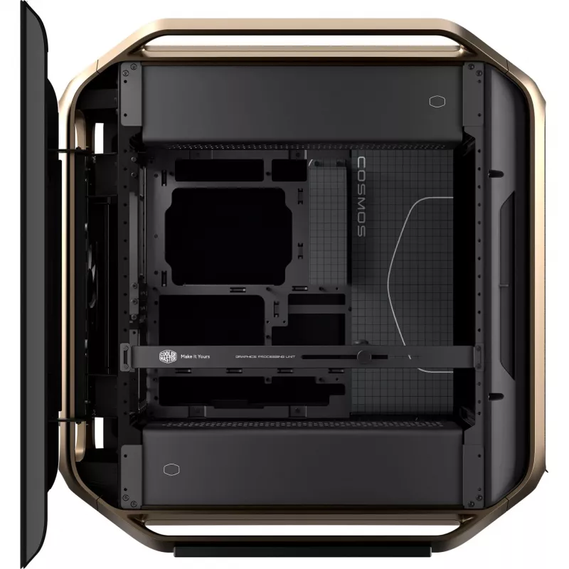 Cooler Master COSMOS Alpha Gold C700-GGNN-S00 PC-Gehäuse, gold/schwarz, gehärtetes Glas