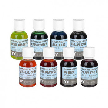 Thermaltake Tt Premium Concentrate Konzentrat für Flüssigkeitskühlung, gelb, 4 × 50 ml (CL-W163-OS00YE-A)