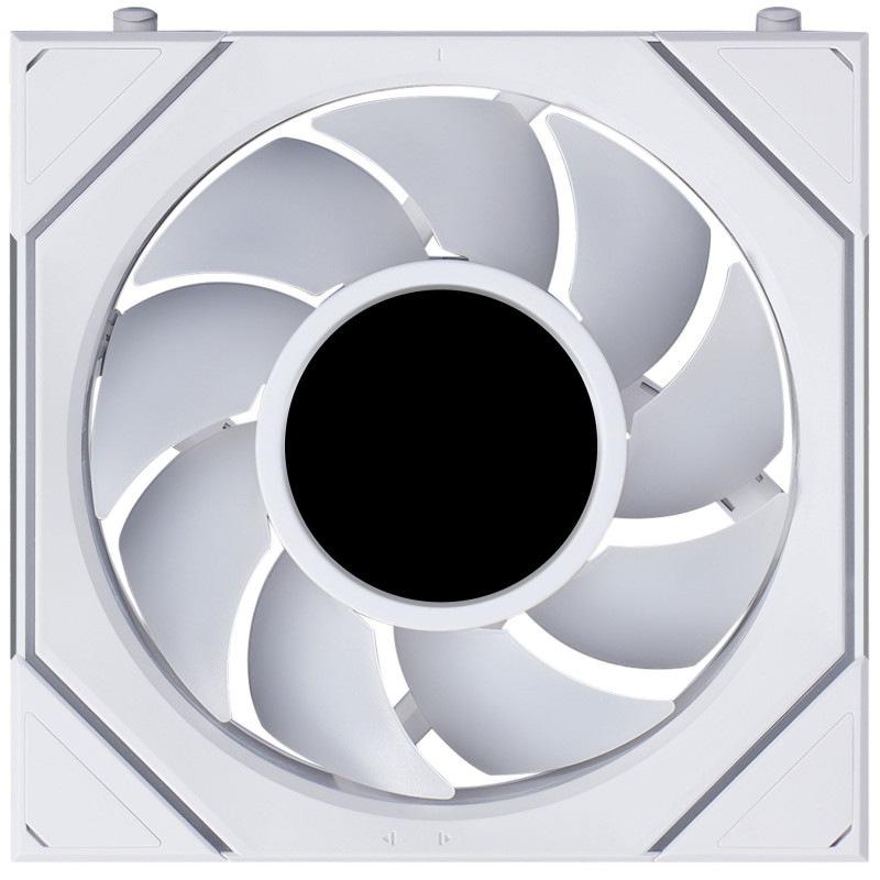 Lian Li UNI FAN SL-INF LCD FLEX Wireless Gehäuselüfter (3 Stk.) mit Controller, ARGB und LCD, 120 mm, weiß