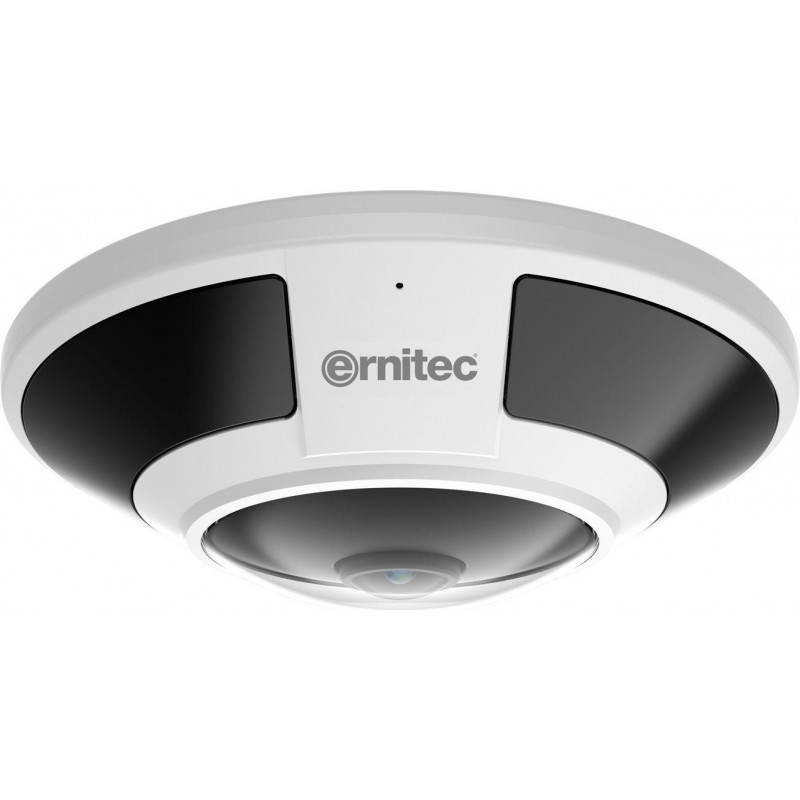 Ernitec Saturn Pro 12MP Fisheye-Überwachungskamera, 15 m, PoE, IP66, IK10, NDAA