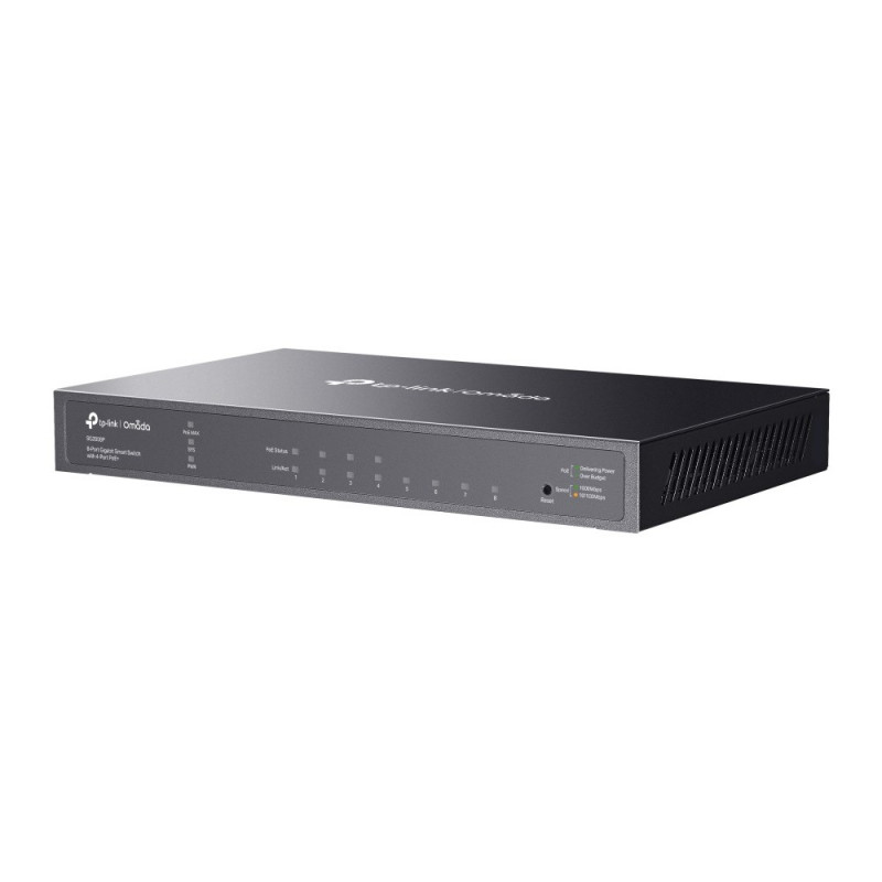 TP-Link SG2008P (TL-SG2008P) JetStream 8-Port-Gigabit-Smart-Switch mit 4 PoE+-Ports