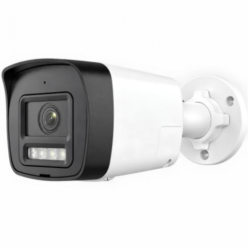 Miton NT-IP108CA-DL IP-Kamera, 8 MP 4K, 2,8-mm-Objektiv, IR- und Weißlicht, IP67, PoE