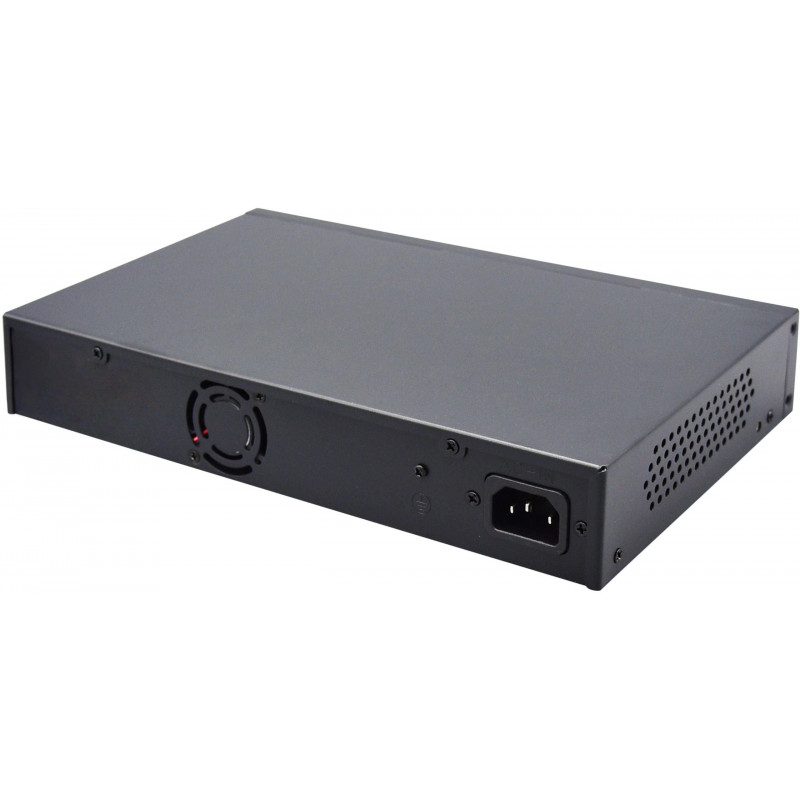 Getfort GF-220G-16P-240 PoE-Switch, 16 x GE PoE + 2 x GE + 2 x SFP, 240 W