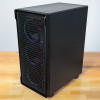 Kolink AM2 ARGB Midi-Tower PC-Gehäuse, ATX, Tempered Glass, inklusive 4x 120-mm-Lüfter, schwarz