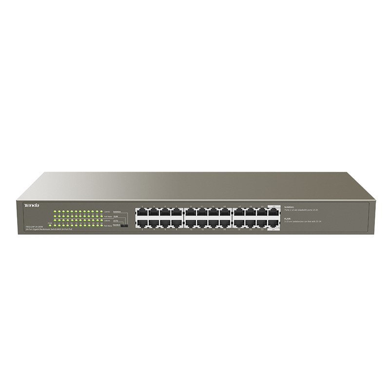 Tenda TEG1124P-24-250W PoE-Switch, 24 Ports, 250 W