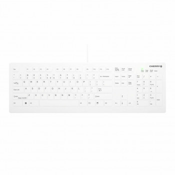 Cherry Contour Active Key AK-C8112-U1-W/EU Medizintastatur, kabelgebunden, EU-Layout, weiß