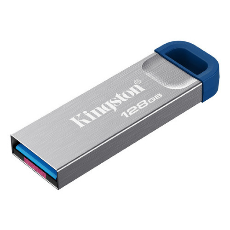 Kingston DataTraveler Kyson DTKNG2/128GB USB-Stick, 128 GB, USB 3.2 Gen 1, Metall