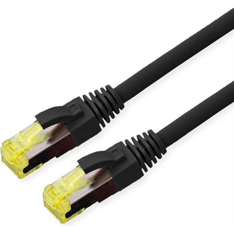 Roline 21.15.0750 Outdoor-Patchkabel Cat6A S/FTP, LSOH, 0,5 m, Schwarz