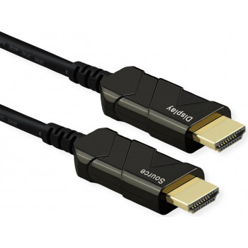 Roline 14.01.3488 UltraHD HDMI-AOC-Kabel, 8K, Stecker/Stecker