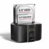 Axagon ADSA-SC Dockingstation für 2,5/3,5-Zoll-SATA-Laufwerke, USB-C 5 Gbit/s, mit Klonfunktion