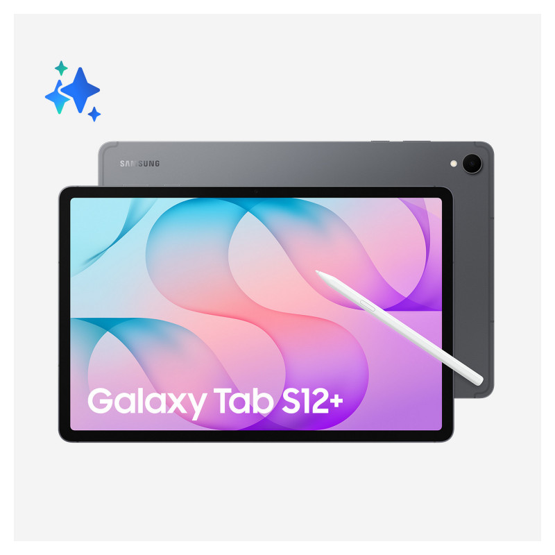 Samsung Galaxy Tab S12+ SM-X846BZAREUB 5G Tablet, 12,6 Zoll, 12 GB RAM, 256 GB, Grau