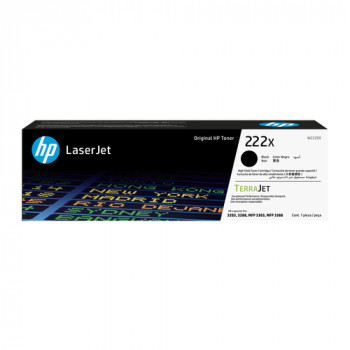 HP 222X W2220X original LaserJet Tonerkartusche mit hoher Ergiebigkeit, schwarz
