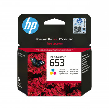 HP 653 3YM74AE#LS1 Original Ink Advantage Tintenpatrone, dreifarbig, 5 ml