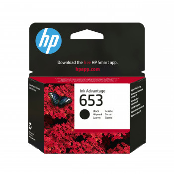 HP 653 3YM75AE Ink Advantage Original-Tintenpatrone, 6 ml, schwarz
