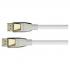Good Connections Python DP20-PY010W DisplayPort-2.0-Kabel, 54 Gbit/s, UHBR 13.5, Nylongeflecht, weiß, 1 m