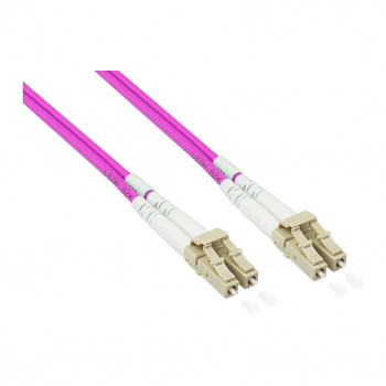 Good Connections LW-P830LC4 LWL-Patchkabel Duplex mit Stahlarmierung, OM4, LC/LC, LSZH, 30 m