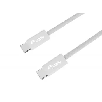Equip 128843 USB-C-auf-USB-C-2.0-Kabel, 3 A, PD 60 W, 2 m, weiß