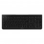 Cherry KW 3000 kabellose Desktop-Tastatur, 2,4 GHz, AZERTY (Französisch), Schwarz