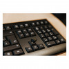 Cherry KW 3000 kabellose Desktop-Tastatur, 2,4 GHz, AZERTY (Französisch), Schwarz