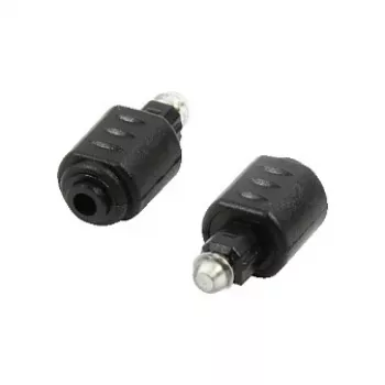 LogiLink CA1016 Toslink-Audioadapter, Toslink-Stecker auf Mini-Toslink-Buchse 3,5 mm, schwarz