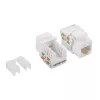 LogiLink NK4006 RJ45-Keystone-Modul, Cat.5e UTP, 90° Anlegetechnik, weiß