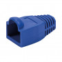 LogiLink MP0066 RJ45-Stecker Knickschutz 6,5 mm, blau (50 Stk.)
