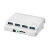 LogiLink UA0421 USB-3.0-Hub, 4 Ports, mit Netzteil