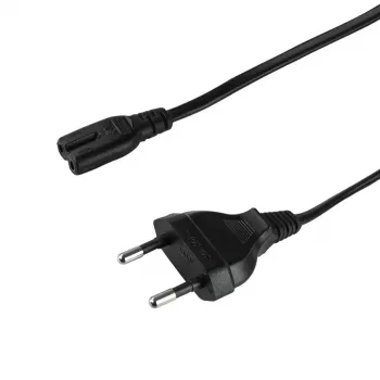 LogiLink CP192 Netzkabel, CEE 7/16 auf IEC C7, schwarz, 1 m