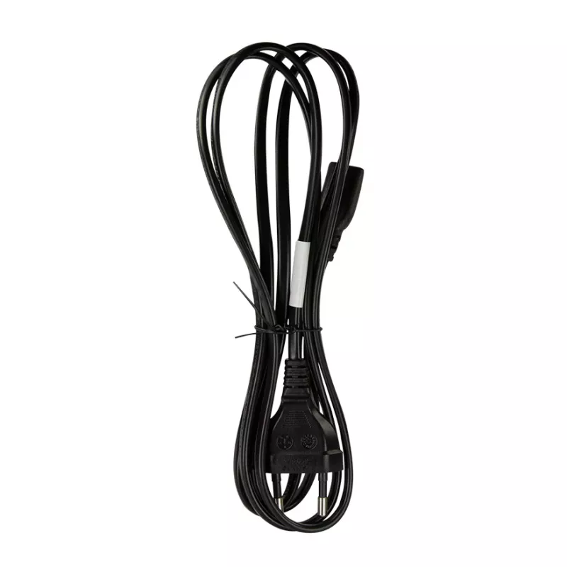 LogiLink CP192 Netzkabel, CEE 7/16 auf IEC C7, schwarz, 1 m