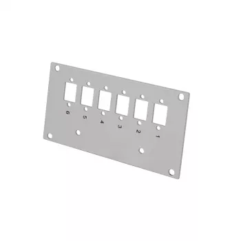 LogiLink FB5002 Glasfaser-Frontplatte, 6 LC-D / 6 SC-S, für Spleißverteiler